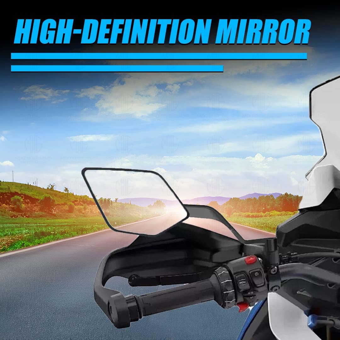 Stealth naked max rear view mirror | 180 degree rotatable | yoke