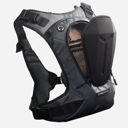 Carbonado Y 07 Hydration Backpack for 2 liters Water bladder capacity for motorcycling, cycling, trekking, running and outdoor adventure - GREY