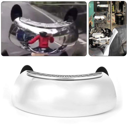Motorcycle Rearview Mirror, 180 Degree Wide Angle Safety 180 Degree Rear View Mirror | Blind Spot Side Mirror | for Motorcycle Cruiser Sport Bike Street Bike Scooter