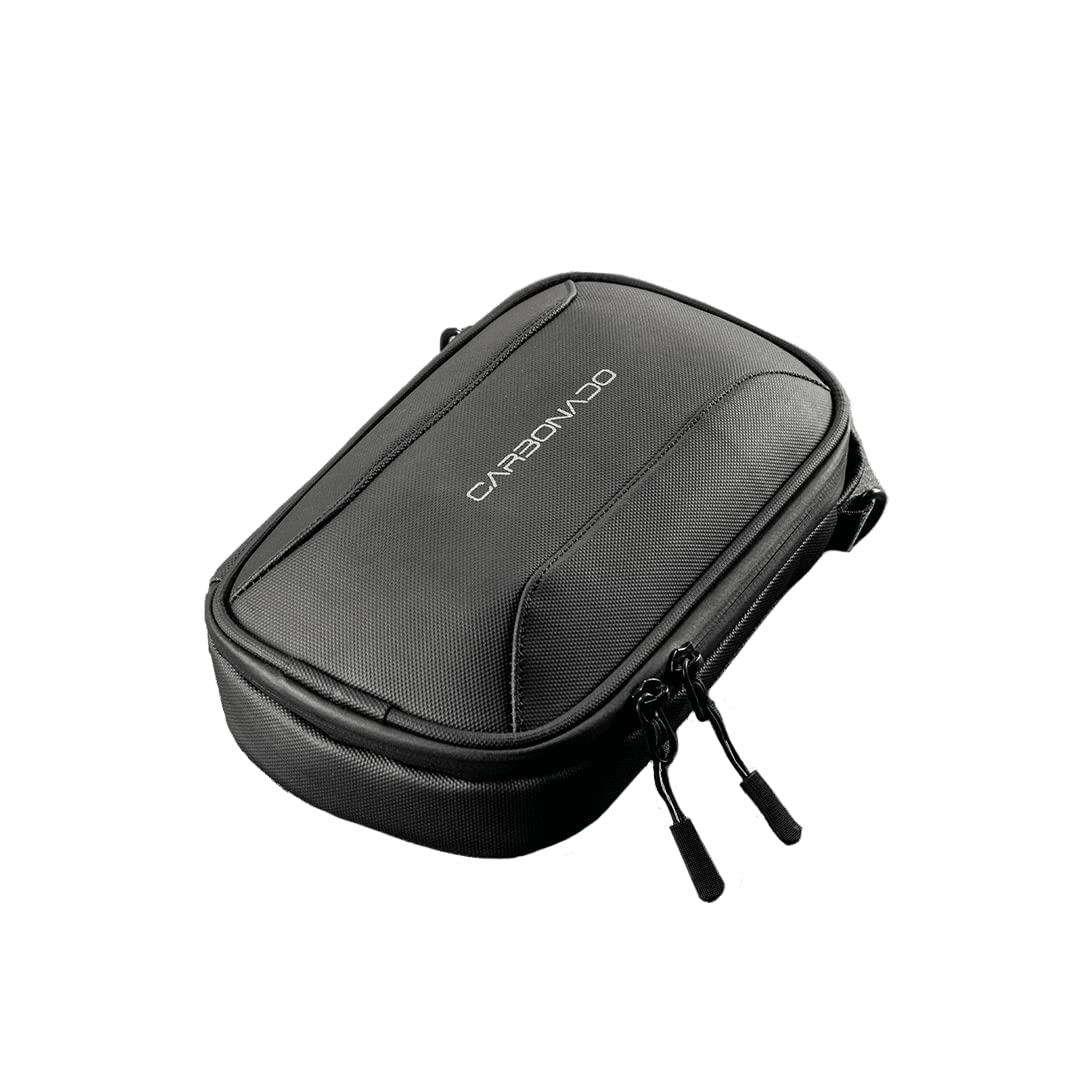 Carbonado EVA Hard Shell Protective Tech/Gadget Portable Organiser, Multi-Purpose Pouch and Travel Accessory,Black