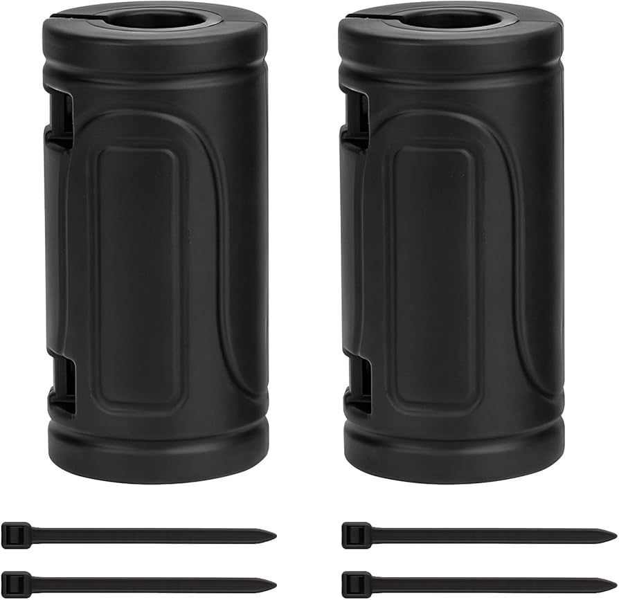 PROTEK COMBO - MOTOWOLF PB1 | 22mm | Universal Bumper Protective Guard | Silicone | with Cable Ties | Anti-Collision Anti-Scratch | Motorcycle Bumper Block - Ball Shape and Cylinder ( PACK OF 4 )