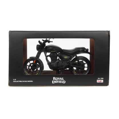 Royal Enfield Hunter 350 Scale Model | 1:12 Diecast Metal & Plastic | Working Suspension&Side Stand | Steerable Handlebars | Free-Rolling Wheels| Authentic Mirrors|Collectors Essential Graphite Grey