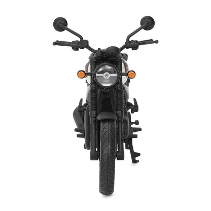 Royal Enfield Hunter 350 Scale Model | 1:12 Diecast Metal & Plastic | Working Suspension&Side Stand | Steerable Handlebars | Free-Rolling Wheels | Authentic Mirrors | Collectors Essential Tokyo Black