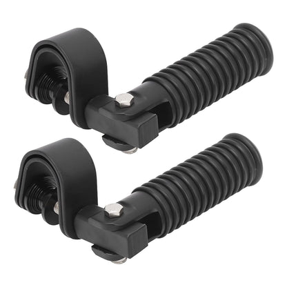 Boltt | Anti-Vibrate Engine Guard / Crash guard | Highway Foot Pegs + Clamps | 360 degree adjustable | Compatible with all motorcycle - STAINLESS STEEL ( ideal for touring and long rides )
