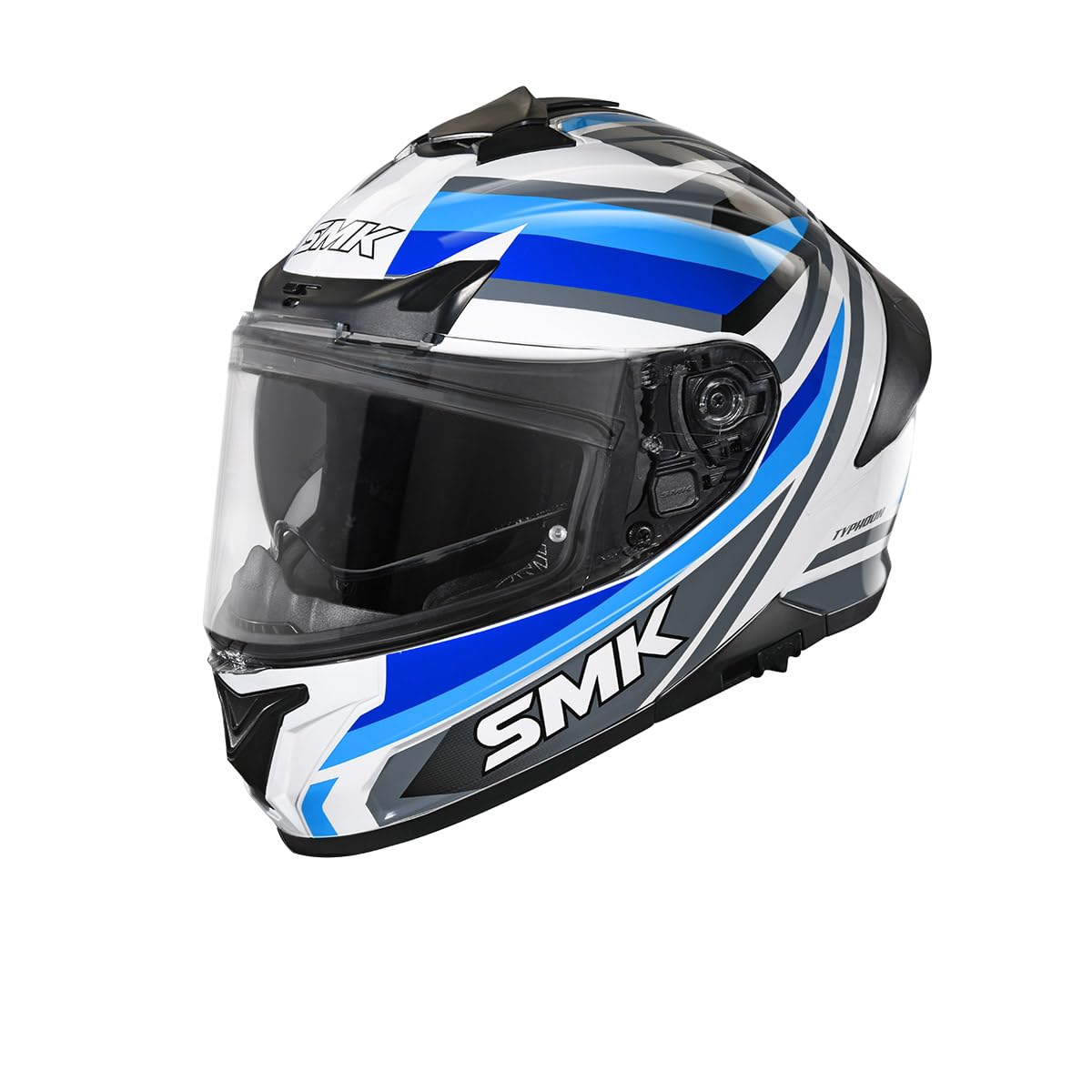 SMK Typhoon Freeride | ISI ECE & DOT Certified | Full Face Dual Visor Helmet for Men and Women with Pinlock Fitted | Clear Visor and Inner Sun Visor | GL156 helmet highlight 
