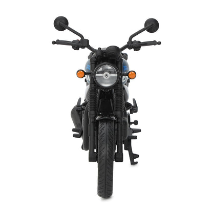 Royal Enfield Hunter 350 Scale Model | 1:12 Diecast Metal & Plastic | Working Suspension & Side Stand | Steerable Handlebars | Free-Rolling Wheels | Authentic Mirrors|Collectors Essential Rebel Blue