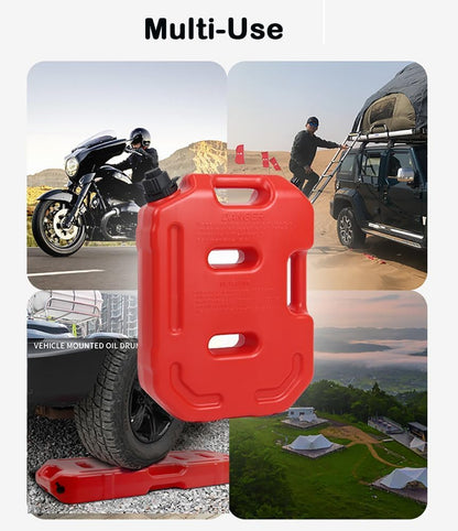 Boltt | 10L Slim Fuel Tank Can - Petrol & Diesel Container for Off-Road, ATV, Motorcycle, Tractors, Long Drives | Universal Car & Bike Fuel Storage