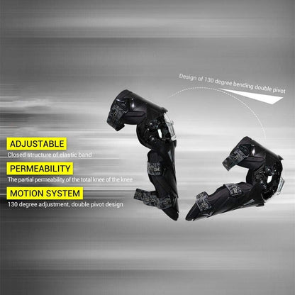 Scoyco Motorcycle Bike Racing Riding Knee Guard K12 (BLACK)