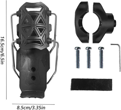 CAGE SERIES - Motorcycle Water Bottle Adjustable Rack/Holder  2.0 | 360° Rotation Adjust - ( UNIVERSAL) - BLACK