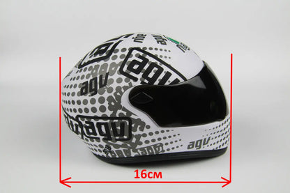agv k3 replica malaysia AGV K3 anniversary addition black white Creative Motorcycle Miniature – SPARIFY