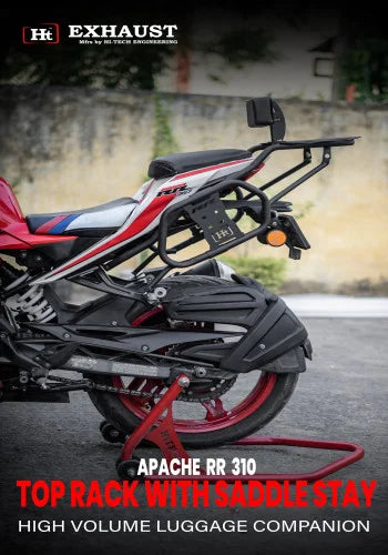 Apache RR310 TOPRACK + SADDLESTAY - SB 1004 / HT exhaust