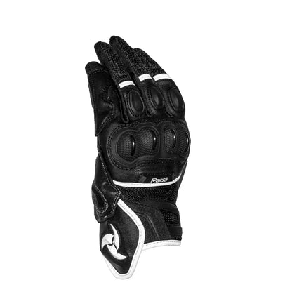 Raida AirWave Motorcycle Gloves (White Black) | all weather ready | KNOX SERIES