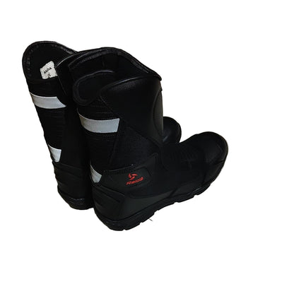 Raida Discover Motorcycle Boots | Ankle & Shin Protection | Anti-Slip Sole | Durable Build