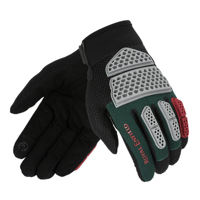 Royal Enfield Street Ace V2.0 Dark Green motorcycle riding Gloves -DARK GREEN