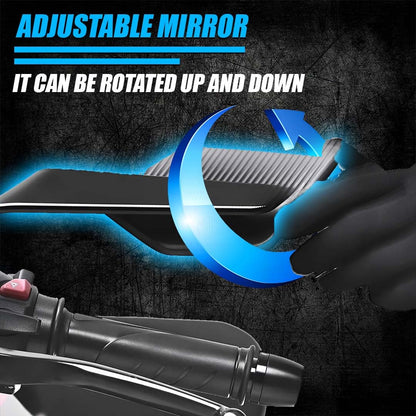 Stealth naked max rear view mirror | 180 degree rotatable | yoke fitting | Compatible for naked bikes | Aluminium alloy
