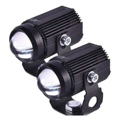 Mini Driving Fog Lights 40W Dual Colour For universal Motorcycle/Scooters/Cars/Jeeps - 1 year warranty - LGP