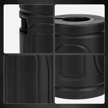 MOTOWOLF PB1 | 22mm | Universal Bumper Protective Guard | Silicone ( pair )| with Cable Ties | Anti-Collision Anti-Scratch | Motorcycle Bumper Block - Cylinder Black