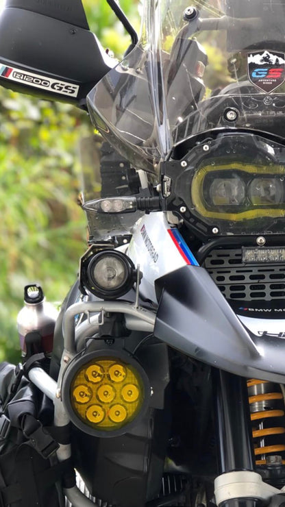 DK80 PRO HIGH POWER SPOTLIGHT | 160W |  Ultra Wide Driving Fog Lights | White/Yellow | with wiring harness and Intelligent wireless button switch | 18 months warranty | LGP