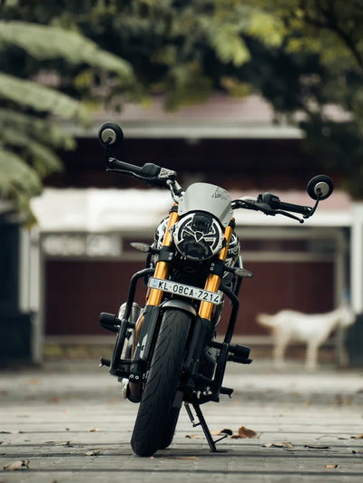 Triumph Speed 400/ Speed 400 T4 Thanos Crash guard With Slider | LEGUNDARY CUSTOMS