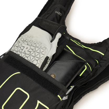 ROYAL ENFIELD WATER TRAIL BACKPACK WITH 2L HYDRATION BLADDER - BLACK