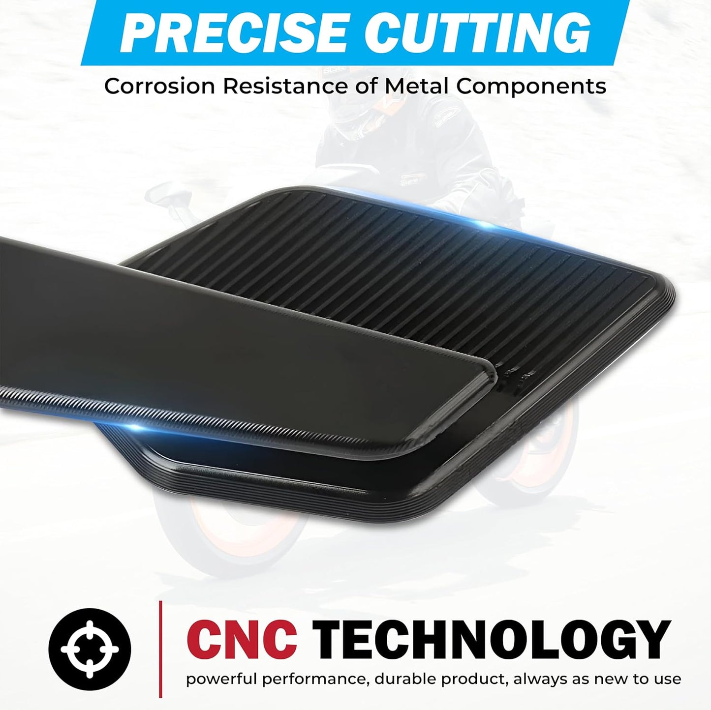 Stealth naked max rear view mirror | 180 degree rotatable | yoke fitting | Compatible for naked bikes | Aluminium alloy