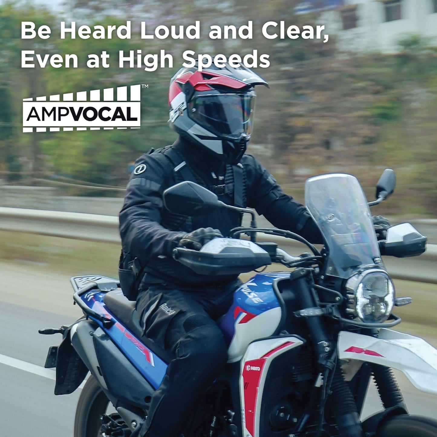 BluArmor C40 RIDEGRID 2.0 Mesh Helmet Intercom – Up to 20 Riders, eRIDEGRID Cloud Channel, AUDIOWEAVE Multi-Stream Audio, Crash Detection SOS, Bluetooth 5.3, IP67