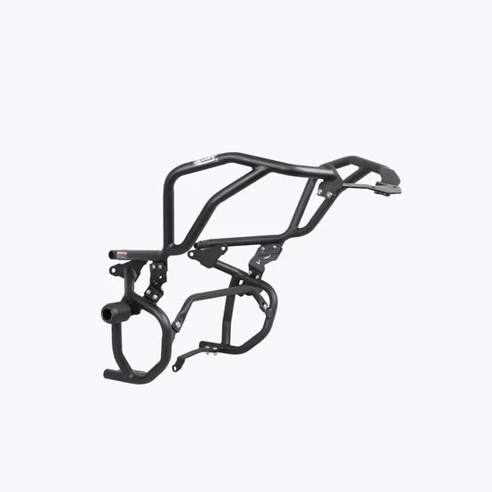 TVS APACHE RTX 300 RAPTOR CRASHGUARD UPPER & LOWER (WITH SLIDER) RED | BLACK | WHITE | LEGUNDARY CUSTOMS