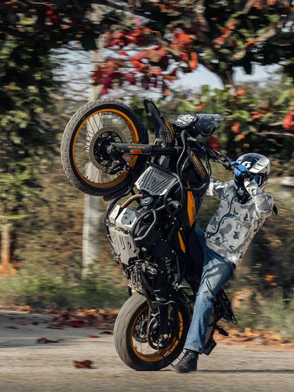 RE Himalayan 450 Sherpa Radiator Grill Aluminium| LEGUNDARY CUSTOMS