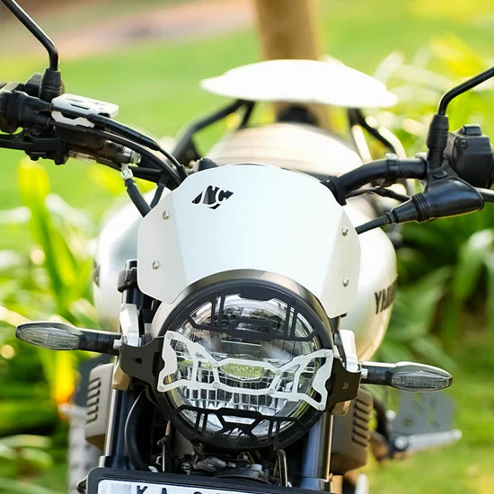 YAMAHA XSR 155 ZEPHYR VISOR BLK SILVER | LEGUNDARY CUSTOMS