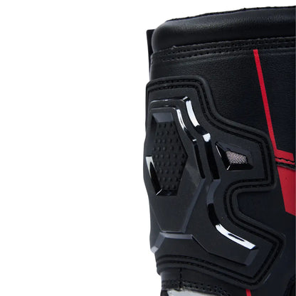 Raida Aeroprix Motorcycle Racing Boots | CE Certified | Black Red