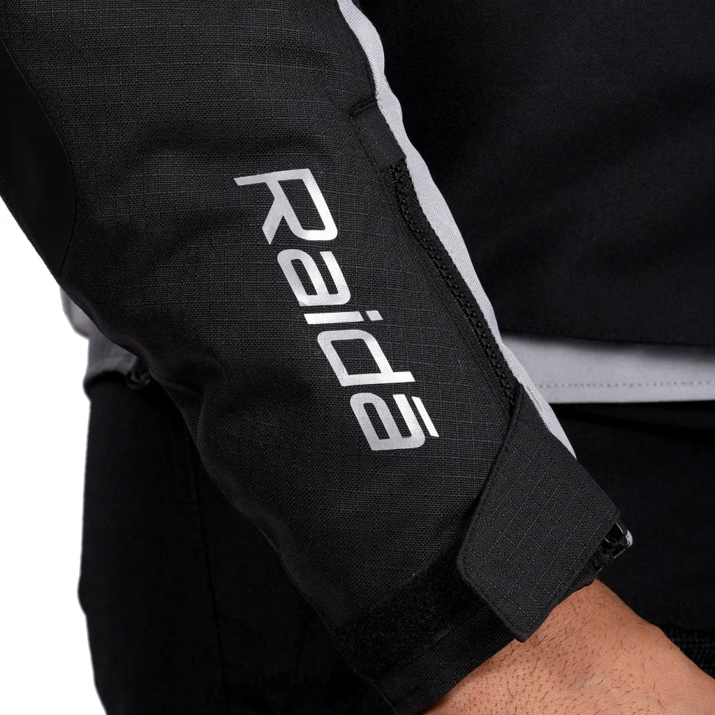 Raida Rover 2 Touring Motorcycle Jacket | Lightest in Its Class | CE Level 2 Armoured | Hydration Bladder Compatible | Waterproof Rain & Thermal Liners included - GREY