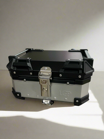LGP 25 litres | aluminium top box | SILVER ( fits all motorcycles ) - 1 YEAR WARRANTY