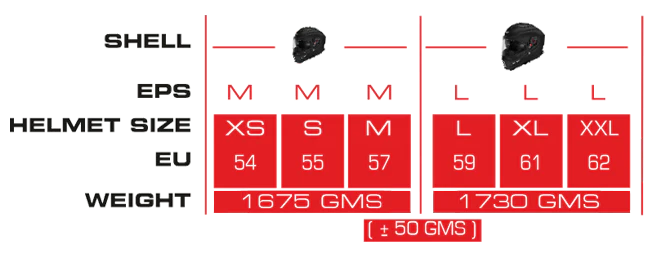 SMK AGNAR | UNICOLOR | SOLID GLOSS NARDO GREY | GL600 |MODERN RETRO FULL FACE HELMET