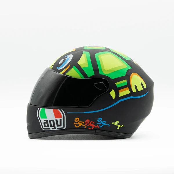 agv helmet rossi turtle AGV "Turtle" Valentino Rossi Edition Scale model miniature helmet