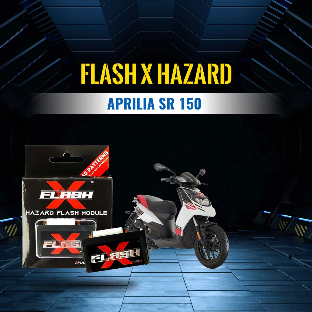 Aprilia SR 150 FlashX Hazard Flash Module, Blinker/Flasher for All Mot ...