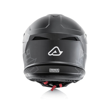 Acerbis Profile 4 Off-Road Riding Helmet: Adjustable Sunpeak | DualFlow Ventilation | Hypoallergenic Lining | ECE/ISI/DOT Certified - GLOSS BLACK