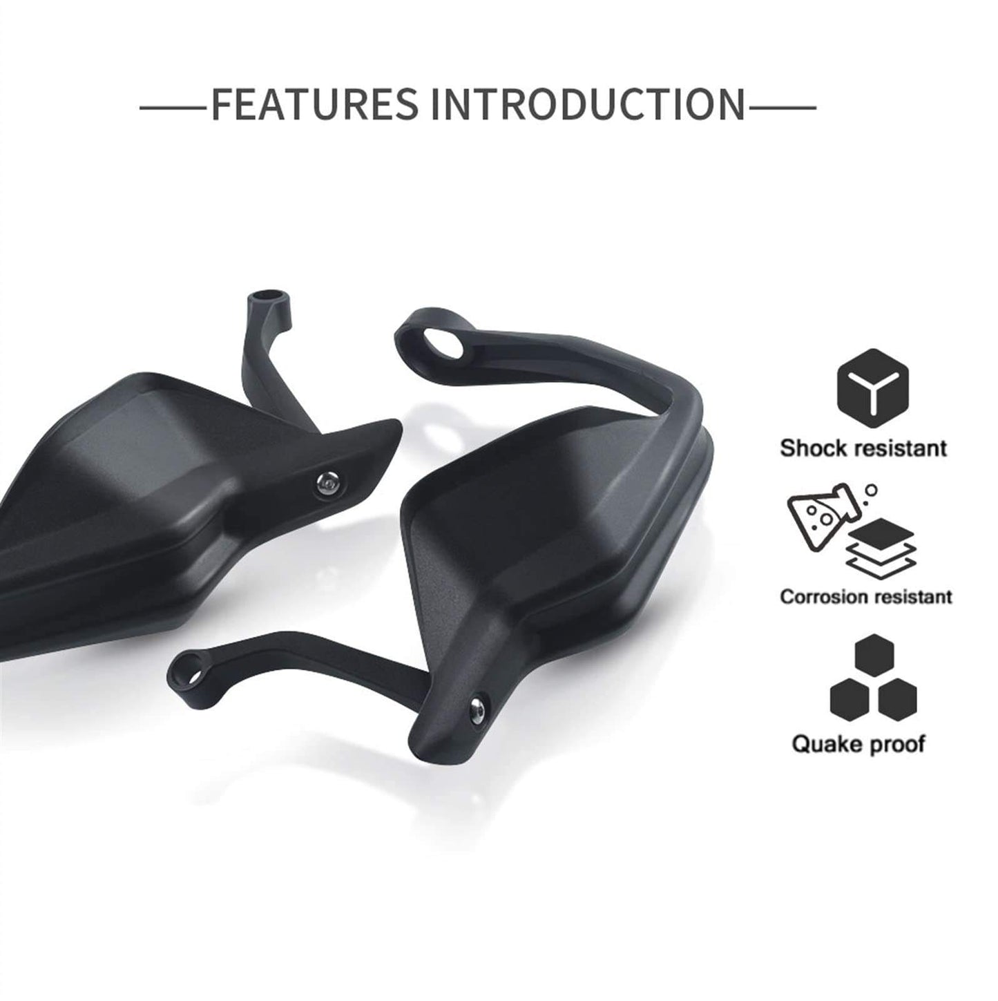 Adventure Series Handguard Hand Shield Protector  | PVC | Ideal for Adventure & Touring Motorcycles