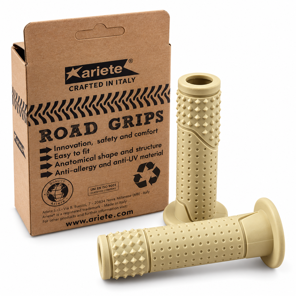Ariete Road Grips – Premium Italian Motorcycle Handlebar Grips