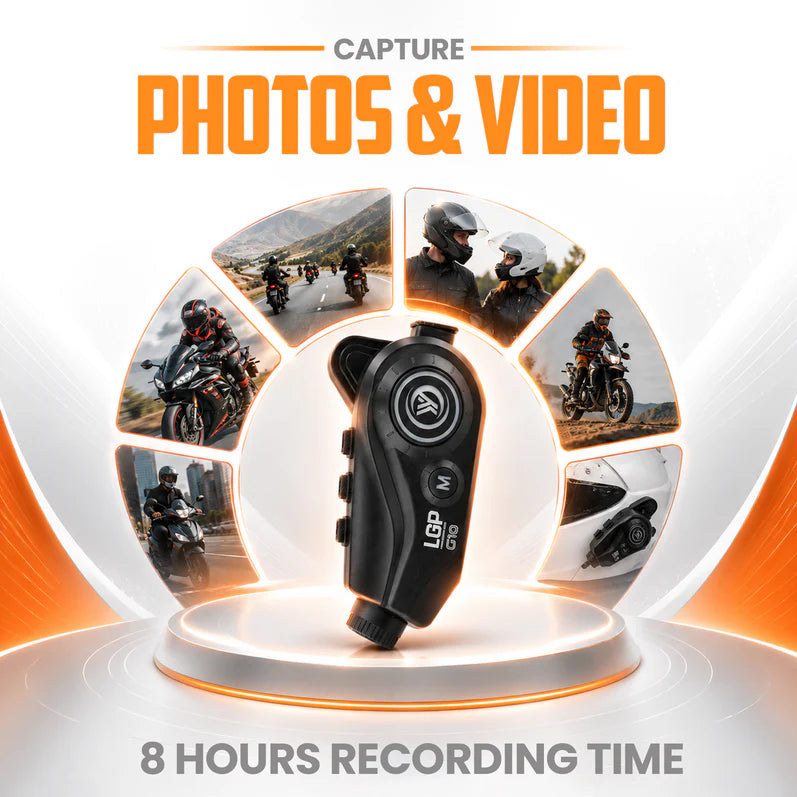 LGP G10 Bluetooth Camera Helmet Headset | 2K Action Camera