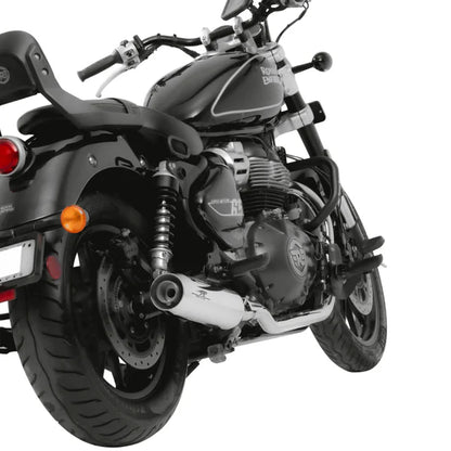 Royal Enfiled Super Meteor 650 Red Rooster Performance Astral Polish Exhaust
