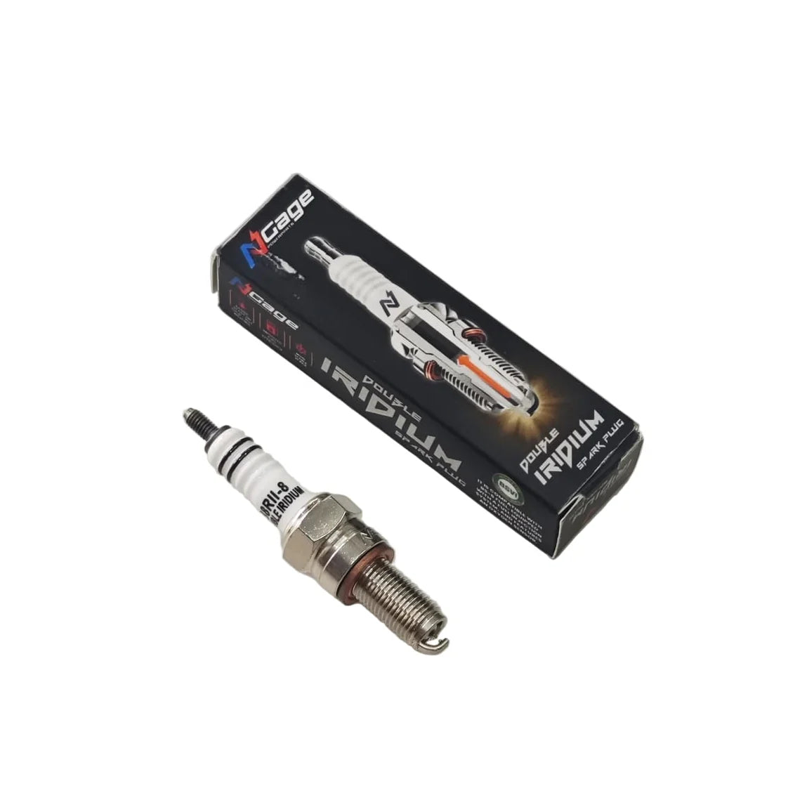 Hero Xpulse 210 - Powerage Performance Combo | Slip-On Exhaust + NGAGE Hyper Flow Air Filter + NGAGE Double Iridium Spark Plug