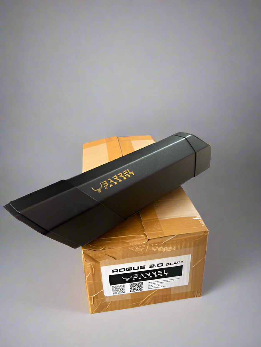 KTM Duke Gen 3 250 & 390 Rogue 2.0 with bend pipe | BLACK | RUSTFREE | 1 Year warranty - BARREL EXHAUST