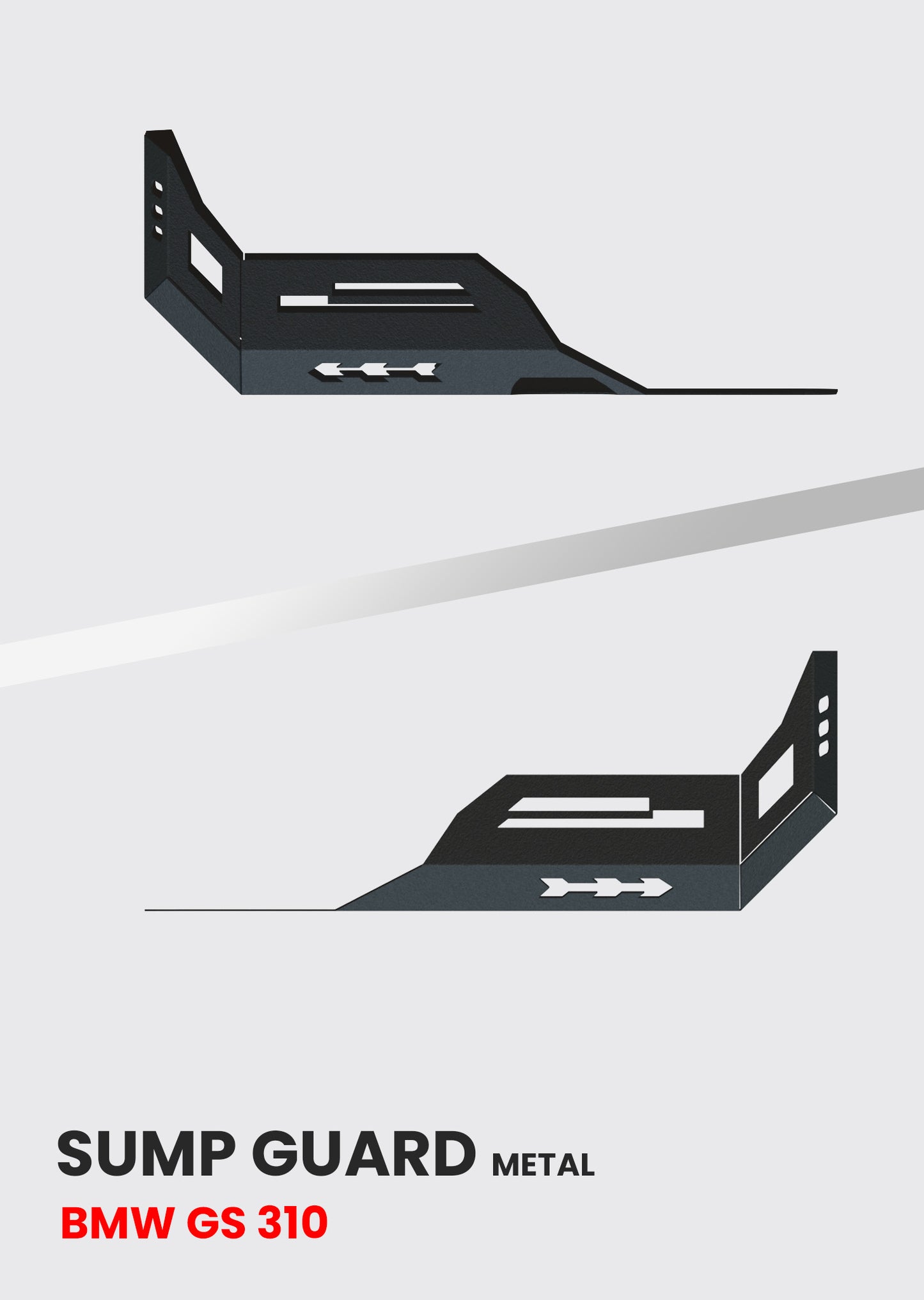 COMBO 3 BMW GS310 Crash Guard + Radiator Guard + Sump Guard – HT EXHAUST
