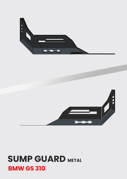 COMBO 3 BMW GS310 Crash Guard + Radiator Guard + Sump Guard – HT EXHAUST