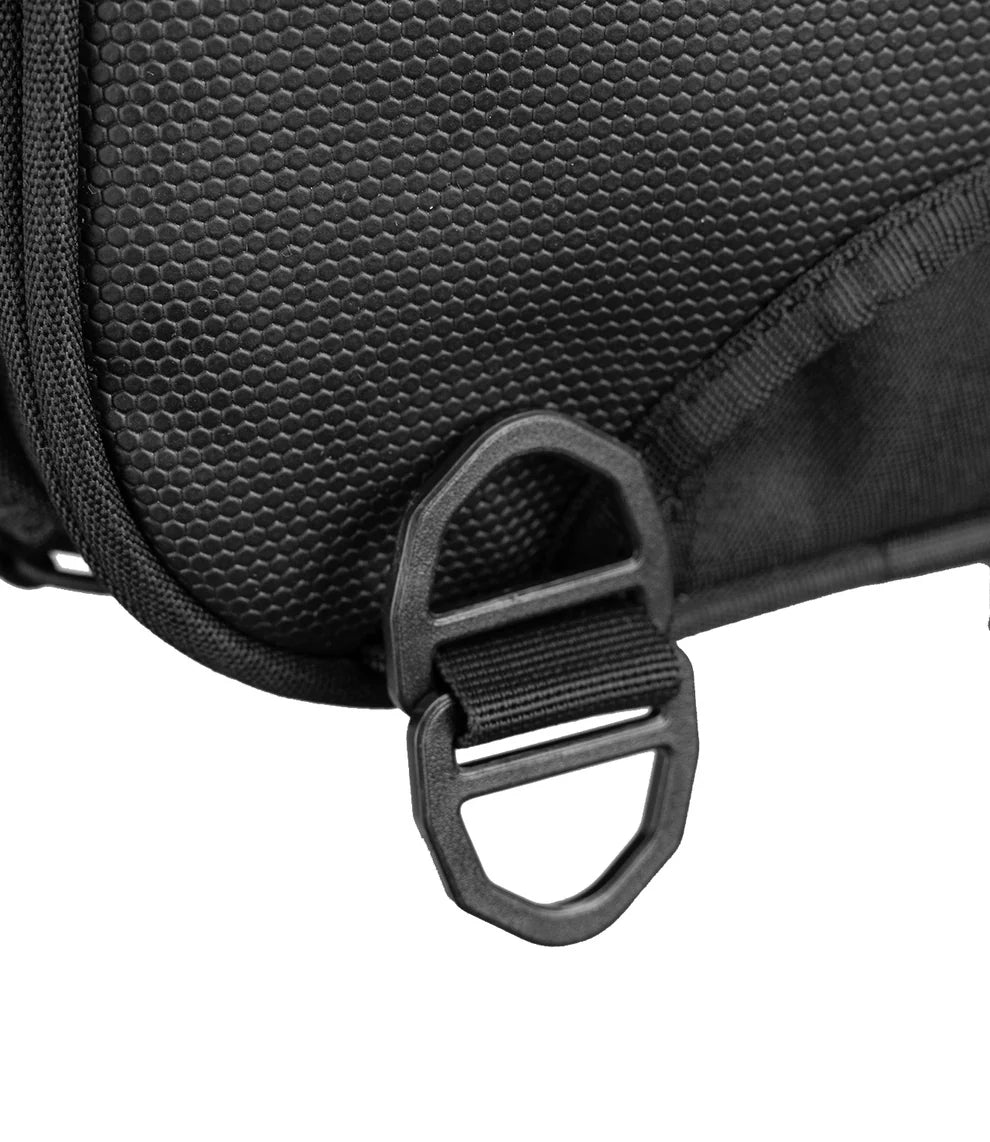Cramster Beetle V2 Tank Bag 9L - Durable Polyester Fabric | Genuine 3M Reflective Panels | Genuine YKK Zippers - Black