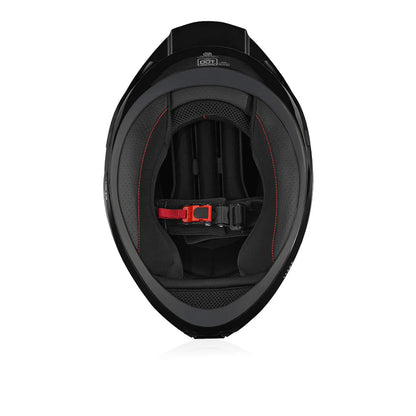 Reise Helden Full Face Riding Helmet | ISI/DOT/ECE Certified | European Design | Bluetooth Ready | Polycarbonate Shell -  Black Gloss