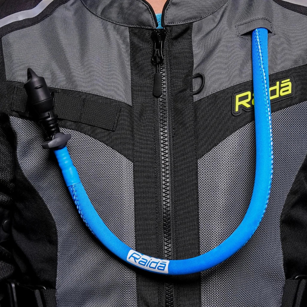 Raida Rover 2 Touring Motorcycle Jacket | Lightest in Its Class | CE Level 2 Armoured | Hydration Bladder Compatible | Waterproof Rain & Thermal Liners included - GREY