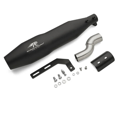 Triumph Speed 400, Speed T4 & Scrambler 400X Red Rooster Performance Blaze Exhaust | BLACK