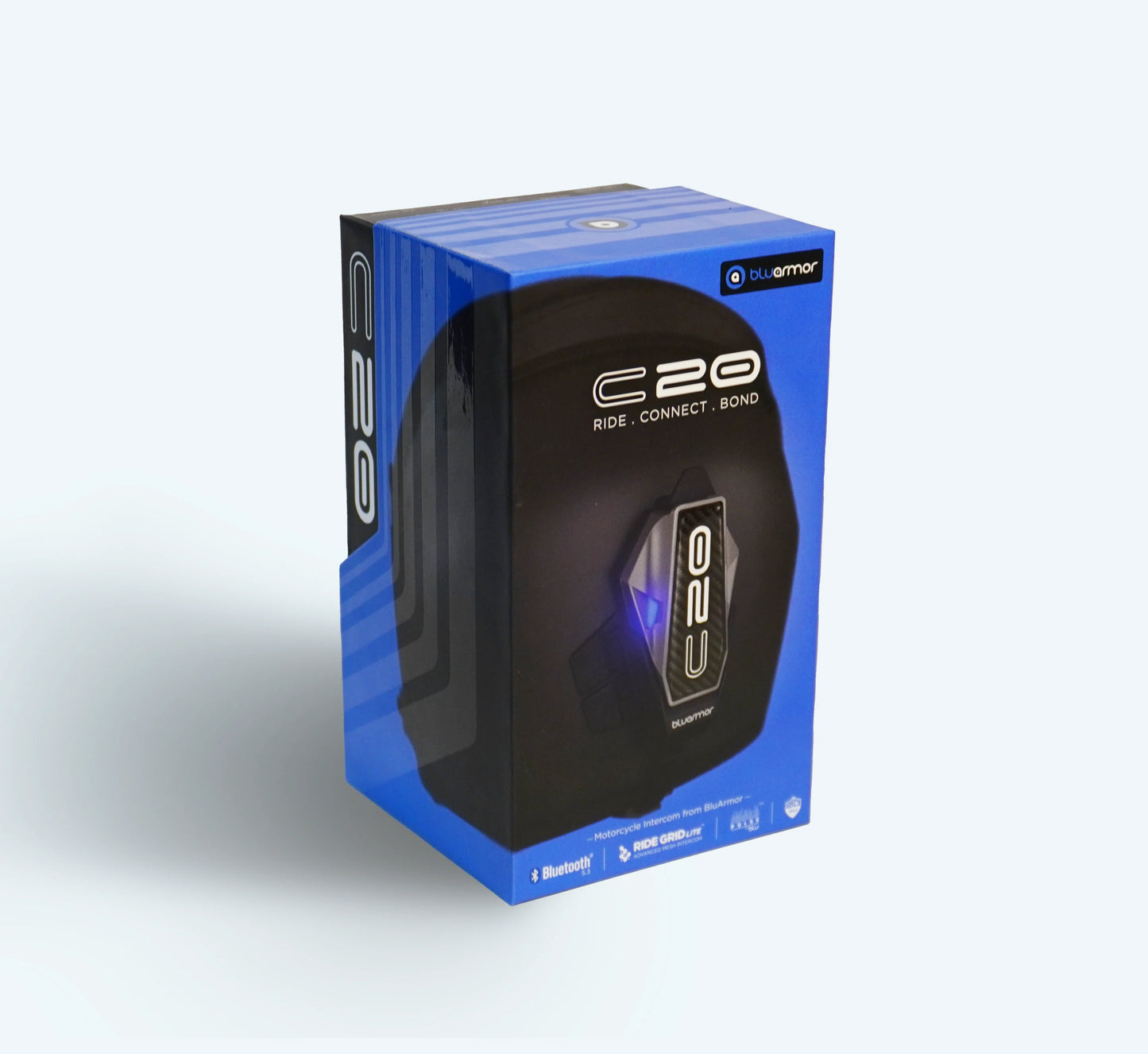 BLUARMOR C20 Intercom system for motorcycles | RIDEGRID™ Lite