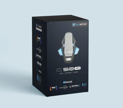 Bluarmor C50Pro Helmet Bluetooth intercom system - premium